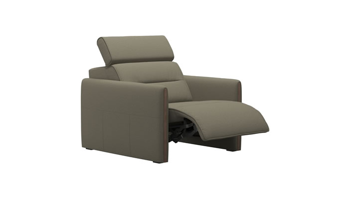 Stressless Emily Power Chair in Calido Olive Fabric
